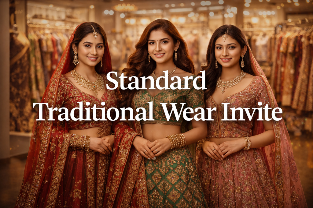 Standard Traditional Wear Invites