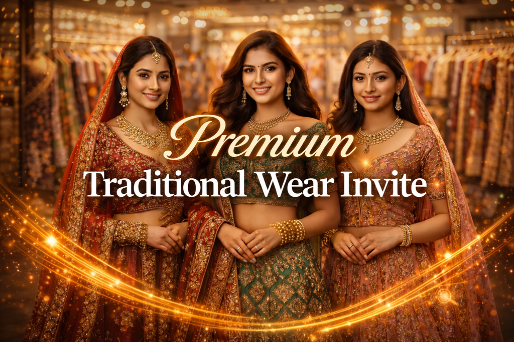 Premium Traditional Wear Invites