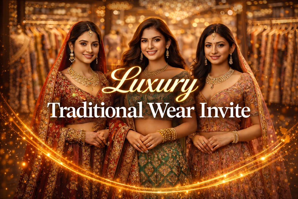 Luxury Traditional Wear Invites