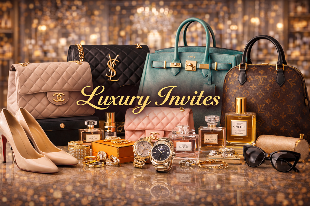 Luxury Lux Brands Invites